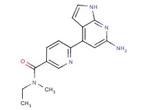 6-(6-amino-1H-pyrrolo[2,3-b]pyridin-4-yl)-N-ethyl-N-methylnicotinamide