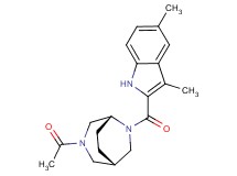 (1S*,5R*)-3-acetyl-6-[(3,5-dimethyl-1H-indol-2-yl)carbonyl]-3,6-diazabicyclo[3.2.2]nonane