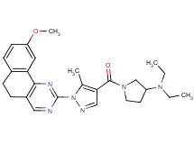 N,N-diethyl-1-{[1-(9-methoxy-5,6-dihydrobenzo[h]quinazolin-2-yl)-5-methyl-1H-pyrazol-4-yl]carbonyl}-3-pyrrolidinamine