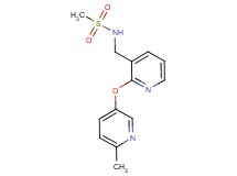 N-({2-[(6-methyl-3-pyridinyl)oxy]-3-pyridinyl}methyl)methanesulfonamide
