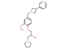 1-{2-methoxy-4-[(3-pyridin-3-ylazetidin-1-yl)methyl]phenoxy}-3-pyrrolidin-1-ylpropan-2-ol