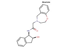 2-(2,3-dihydro-1,4-benzoxazepin-4(5H)-yl)-N-[(1R,2S)-2-hydroxy-2,3-dihydro-1H-inden-1-yl]acetamide
