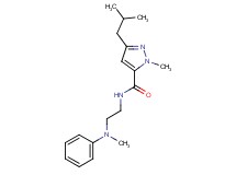 3-isobutyl-1-methyl-N-{2-[methyl(phenyl)amino]ethyl}-1H-pyrazole-5-carboxamide