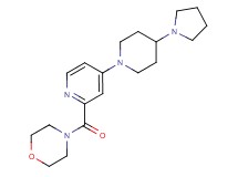 4-({4-[4-(1-pyrrolidinyl)-1-piperidinyl]-2-pyridinyl}carbonyl)morpholine