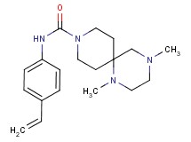 1,4-dimethyl-N-(4-vinylphenyl)-1,4,9-triazaspiro[5.5]undecane-9-carboxamide