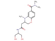 3-(2-{[2-hydroxy-1-(hydroxymethyl)ethyl]amino}-2-oxoethyl)-N,N,4-trimethyl-3,4-dihydro-2H-1,4-benzoxazine-6-carboxamide