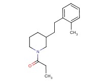 3-[2-(2-methylphenyl)ethyl]-1-propionylpiperidine