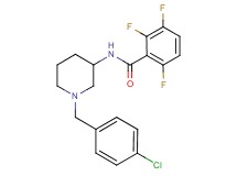 N-[1-(4-chlorobenzyl)-3-piperidinyl]-2,3,6-trifluorobenzamide