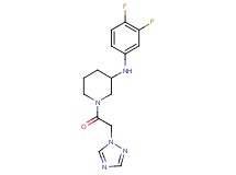 N-(3,4-difluorophenyl)-1-(1H-1,2,4-triazol-1-ylacetyl)-3-piperidinamine