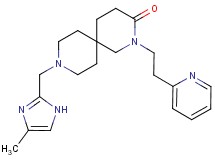9-[(4-methyl-1H-imidazol-2-yl)methyl]-2-(2-pyridin-2-ylethyl)-2,9-diazaspiro[5.5]undecan-3-one