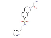 2-glycyl-N-(2-pyridin-2-ylethyl)-1,2,3,4-tetrahydroisoquinoline-7-sulfonamide