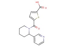 5-[(2-pyridin-3-ylpiperidin-1-yl)carbonyl]thiophene-2-carboxylic acid