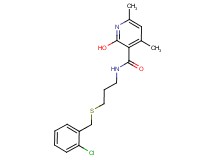 N-{3-[(2-chlorobenzyl)thio]propyl}-2-hydroxy-4,6-dimethylnicotinamide