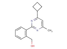 [2-(4-cyclobutyl-6-methylpyrimidin-2-yl)phenyl]methanol