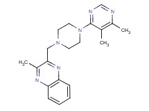 2-{[4-(5,6-dimethylpyrimidin-4-yl)piperazin-1-yl]methyl}-3-methylquinoxaline