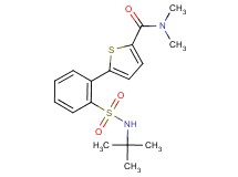 5-{2-[(tert-butylamino)sulfonyl]phenyl}-N,N-dimethylthiophene-2-carboxamide