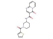 4-oxo-N-[1-(2-thienylcarbonyl)piperidin-3-yl]-4H-pyrido[1,2-a]pyrimidine-3-carboxamide