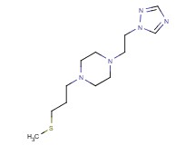 1-[3-(methylthio)propyl]-4-[2-(1H-1,2,4-triazol-1-yl)ethyl]piperazine
