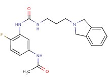 N-{3-[({[3-(1,3-dihydro-2H-isoindol-2-yl)propyl]amino}carbonyl)amino]-4-fluorophenyl}acetamide