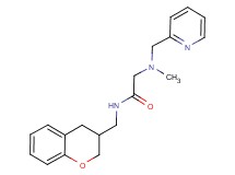 N~1~-(3,4-dihydro-2H-chromen-3-ylmethyl)-N~2~-methyl-N~2~-(pyridin-2-ylmethyl)glycinamide