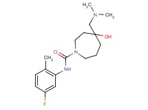 4-[(dimethylamino)methyl]-N-(5-fluoro-2-methylphenyl)-4-hydroxy-1-azepanecarboxamide