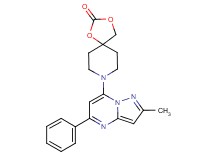 8-(2-methyl-5-phenylpyrazolo[1,5-a]pyrimidin-7-yl)-1,3-dioxa-8-azaspiro[4.5]decan-2-one