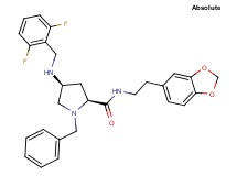 (4S)-N-[2-(1,3-benzodioxol-5-yl)ethyl]-1-benzyl-4-[(2,6-difluorobenzyl)amino]-L-prolinamide