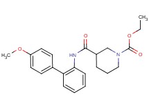 ethyl 3-{[(4'-methoxybiphenyl-2-yl)amino]carbonyl}piperidine-1-carboxylate