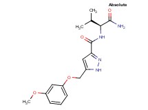 N-[(1S)-1-(aminocarbonyl)-2-methylpropyl]-5-[(3-methoxyphenoxy)methyl]-1H-pyrazole-3-carboxamide