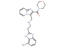 2-(7-methyl-1H-benzimidazol-2-yl)-N-{[2-(4-morpholinylcarbonyl)imidazo[1,2-a]pyridin-3-yl]methyl}ethanamine