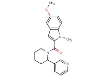 5-methoxy-1-methyl-2-{[2-(3-pyridinyl)-1-piperidinyl]carbonyl}-1H-indole