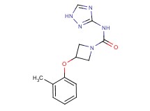 3-(2-methylphenoxy)-N-1H-1,2,4-triazol-3-ylazetidine-1-carboxamide
