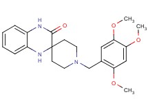 1-(2,4,5-trimethoxybenzyl)-1',4'-dihydro-3'H-spiro[piperidine-4,2'-quinoxalin]-3'-one