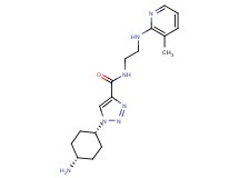 1-(cis-4-aminocyclohexyl)-N-{2-[(3-methylpyridin-2-yl)amino]ethyl}-1H-1,2,3-triazole-4-carboxamide