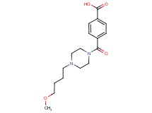 4-{[4-(4-methoxybutyl)piperazin-1-yl]carbonyl}benzoic acid