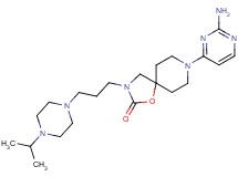 8-(2-aminopyrimidin-4-yl)-3-[3-(4-isopropylpiperazin-1-yl)propyl]-1-oxa-3,8-diazaspiro[4.5]decan-2-one