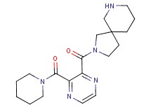 2-{[3-(1-piperidinylcarbonyl)-2-pyrazinyl]carbonyl}-2,7-diazaspiro[4.5]decane hydrochloride