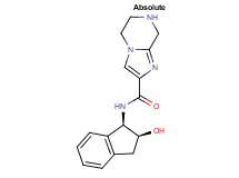 N-[(1R,2S)-2-hydroxy-2,3-dihydro-1H-inden-1-yl]-5,6,7,8-tetrahydroimidazo[1,2-a]pyrazine-2-carboxamide
