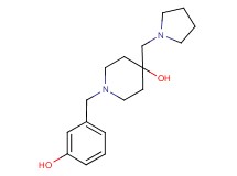 1-(3-hydroxybenzyl)-4-(pyrrolidin-1-ylmethyl)piperidin-4-ol