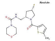 N-({(2S,4S)-4-fluoro-1-[(5-methyl-2-thienyl)carbonyl]pyrrolidin-2-yl}methyl)morpholine-4-carboxamide
