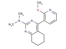 4-(2-methoxypyridin-3-yl)-N,N-dimethyl-5,6,7,8-tetrahydroquinazolin-2-amine