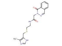 N-(2-{[(4-methyl-1H-imidazol-5-yl)methyl]thio}ethyl)-2-(1-oxo-2(1H)-phthalazinyl)acetamide