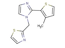2-{[2-(3-methyl-2-thienyl)-1H-imidazol-1-yl]methyl}-1,3-thiazole