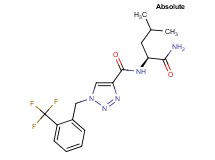 N~2~-({1-[2-(trifluoromethyl)benzyl]-1H-1,2,3-triazol-4-yl}carbonyl)-L-leucinamide