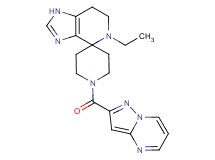 5-ethyl-1'-(pyrazolo[1,5-a]pyrimidin-2-ylcarbonyl)-1,5,6,7-tetrahydrospiro[imidazo[4,5-c]pyridine-4,4'-piperidine]