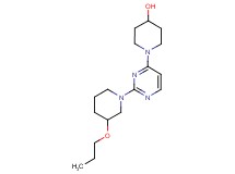 1-[2-(3-propoxypiperidin-1-yl)pyrimidin-4-yl]piperidin-4-ol