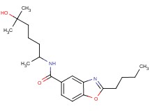 2-butyl-N-(5-hydroxy-1,5-dimethylhexyl)-1,3-benzoxazole-5-carboxamide