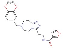 N-{2-[7-(3,4-dimethoxybenzyl)-6,7,8,9-tetrahydro-5H-[1,2,4]triazolo[4,3-d][1,4]diazepin-3-yl]ethyl}-3-furamide