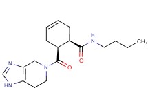 (1R*,6S*)-N-butyl-6-(1,4,6,7-tetrahydro-5H-imidazo[4,5-c]pyridin-5-ylcarbonyl)cyclohex-3-ene-1-carboxamide