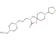 3-[3-(4-ethylpiperazin-1-yl)propyl]-8-(tetrahydro-3-thienyl)-1-oxa-3,8-diazaspiro[4.5]decan-2-one